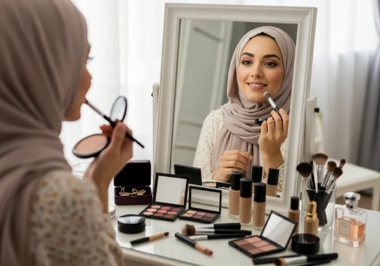 Doa Bercermin dan Berhias