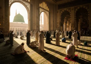 Tata Cara Sholat Dhuha di Masjid Nabawi