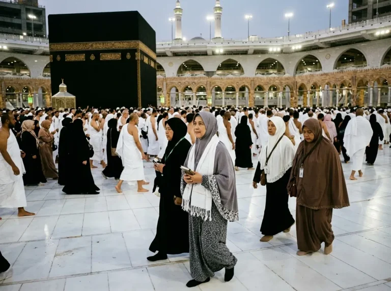 Bacaan Doa Saat Mencium Hajar Aswad Bagi Wanita yang Berdesakan