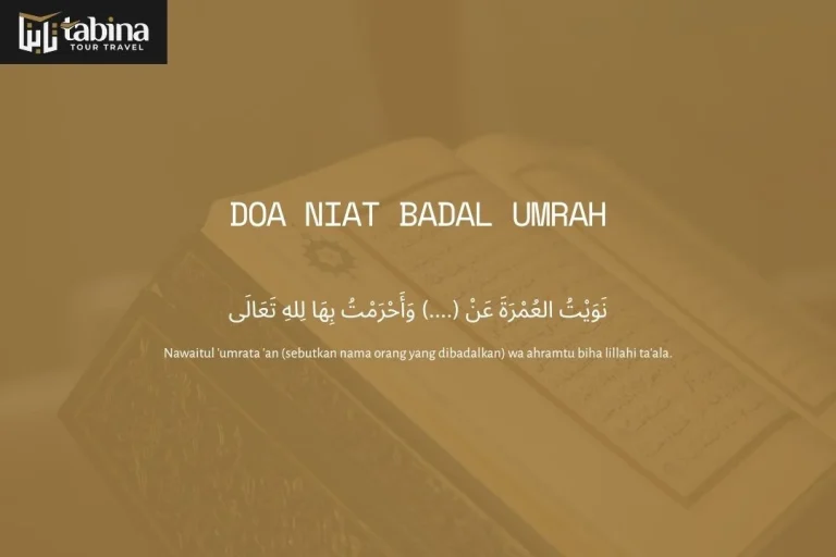 Doa Niat Badal Umrah