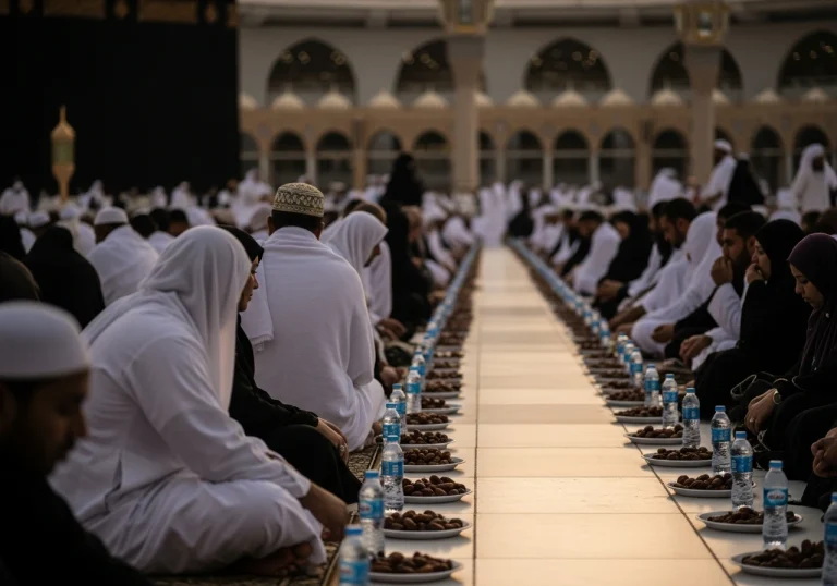 Doa Saat Berbuka Puasa Sunnah di Tanah Suci Maghrib di Masjidil Haram