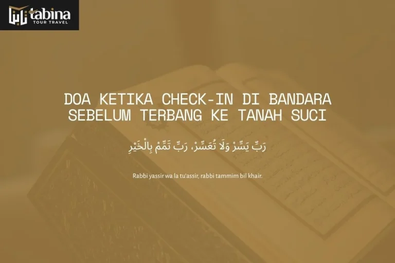 Doa Ketika Check-in di Bandara Sebelum Terbang ke Tanah Suci