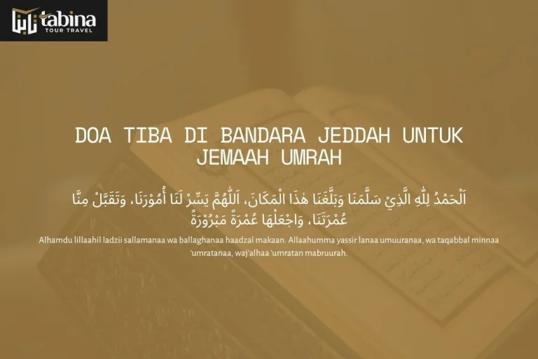 Doa Tiba di Bandara Jeddah untuk Jemaah Umrah